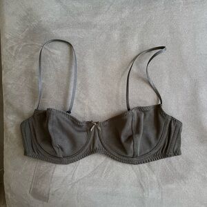 Black cou cou intimates teacup bra in S NWOT